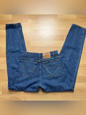 Vintage 90s Levis 550 Relaxed Fit Tapered Leg Jeans Size 31x35